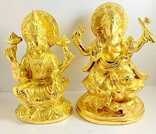 Brass_Lakshmi_Ganesh_Idol_Statue
