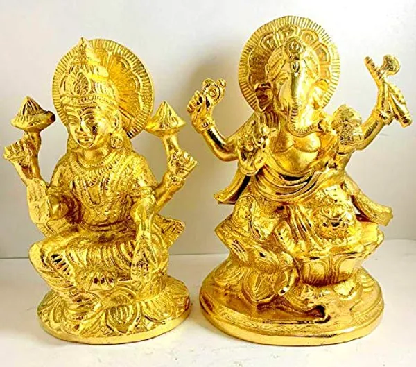 Brass_Lakshmi_Ganesh_Idol_Statue