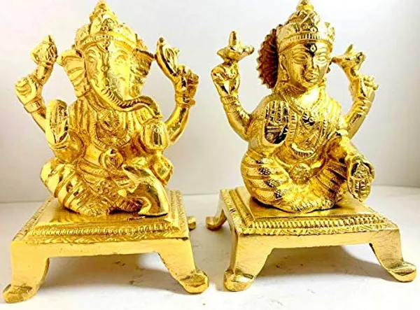 Brass_Ganesh_And_Laxmi_Idol_Figurine