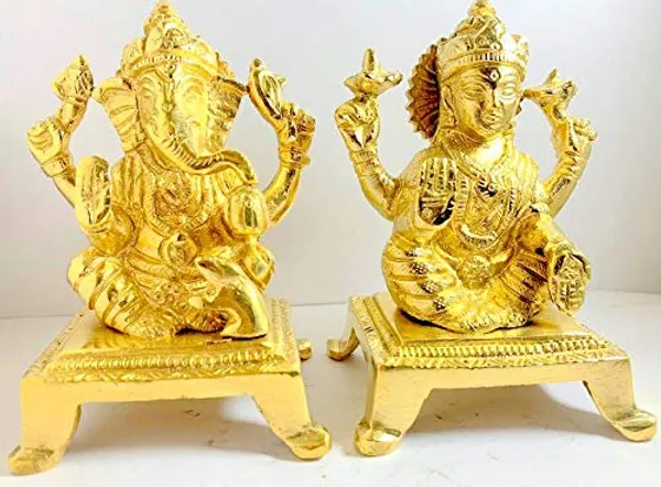 Brass_Ganesh_And_Laxmi_Idol_Figurine