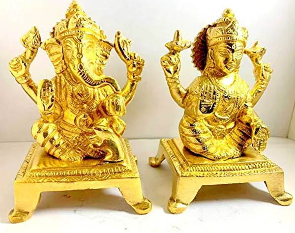 Brass_Ganesh_And_Laxmi_Idol_Figurine