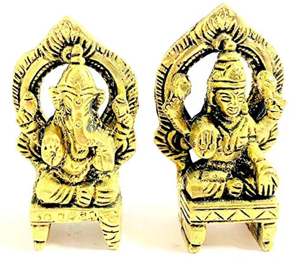 Brass_Laxmi_Ganesh_Statue