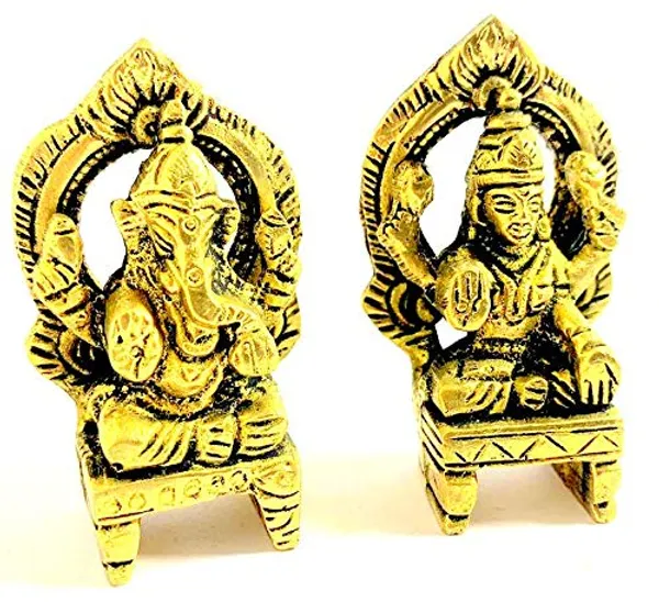 Brass_Laxmi_Ganesh_Statue