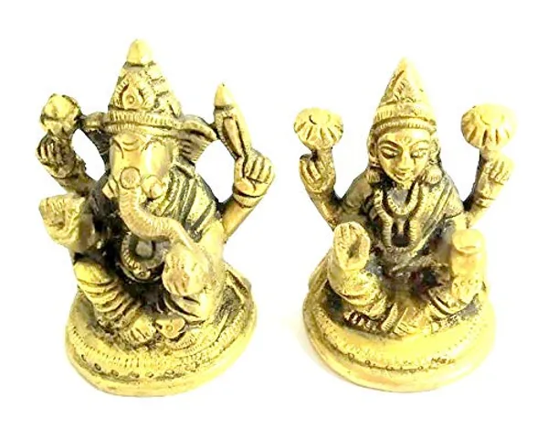 Brass_Lakshmi_Ganesha_Statue