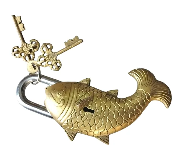Fish_Padlock_With_Keys