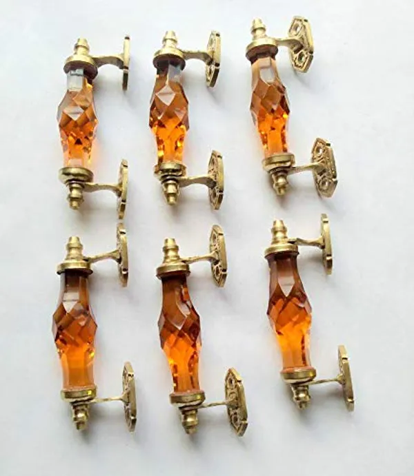 Crystal_Cut_Glass_Door_Handle_With_Brass_Mount_End_Note_I_Removed_The_Brand_Name_Robin_Export_Marketing_Terms_Designer_Vintage_Antique_Style_Decoration_Color_Amber_Brown_Quantity_Set_Of_6_And_Size_18cm_Keeping_Only_The_Core_Product_Components_The_Crystal_Cut_Glass_Material_Door_Handle_Function_And_Brass_Mounting_Detail