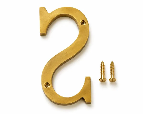 Brass_Letter_P_With_Screws
