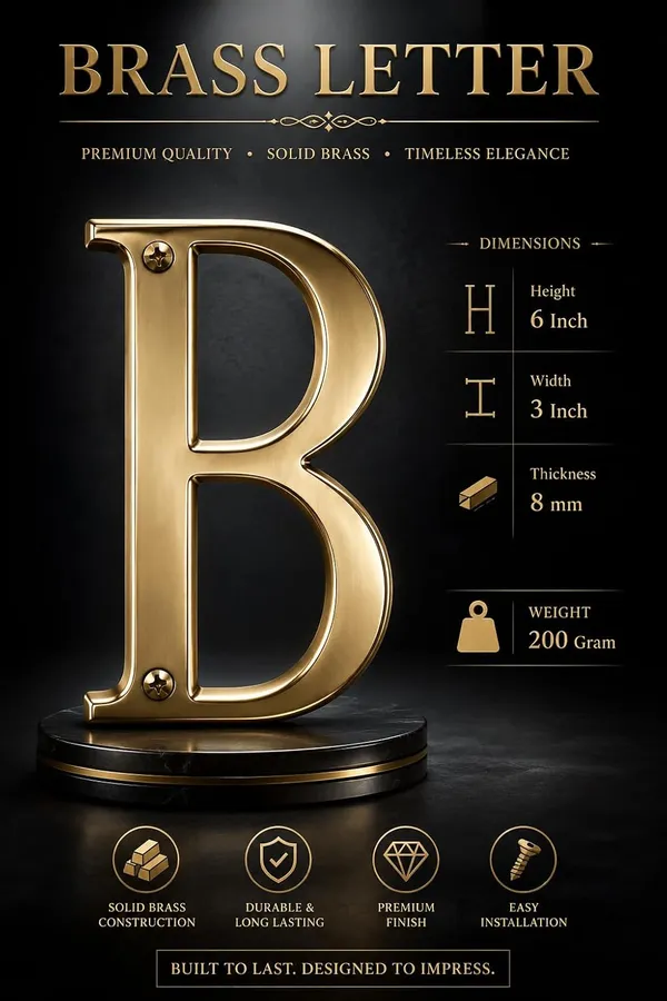 6_Inch_Brass_Letter_B_With_Screws_Premium_Golden_Alphabet_Letter_B_For_Home_Office_Hotel_Name_Plate_Wall_Door_Mount_Initial_Letter_Rust_Resistant_Decorative_Metal_Letter_Sign