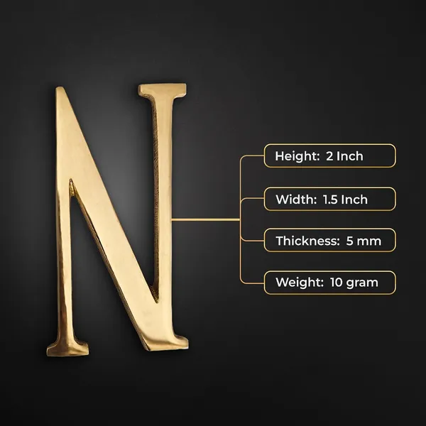 Brass_House_Letter_N
