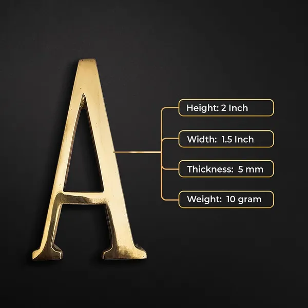 Brass_House_Letter_A