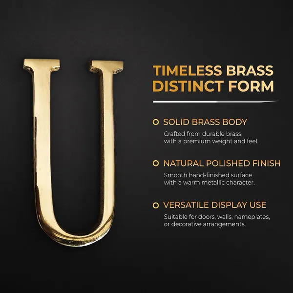 Brass_House_Letter_U