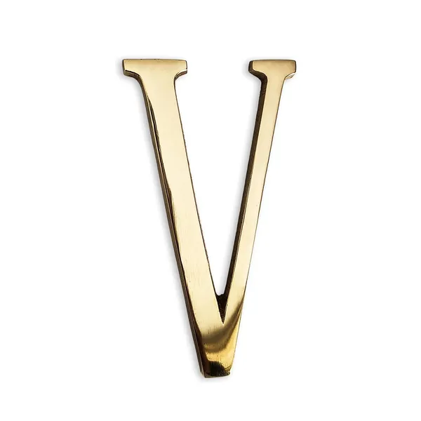 Brass_House_Hotel_Door_Letter_V_House_Alphabet_Letters_Personalised_Headings_And_Home_Decor_Projects_100_Mm_4_Inch