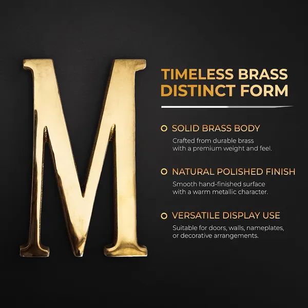 Brass_House_Letter_M