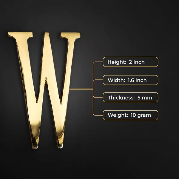Brass_House_Letter_W