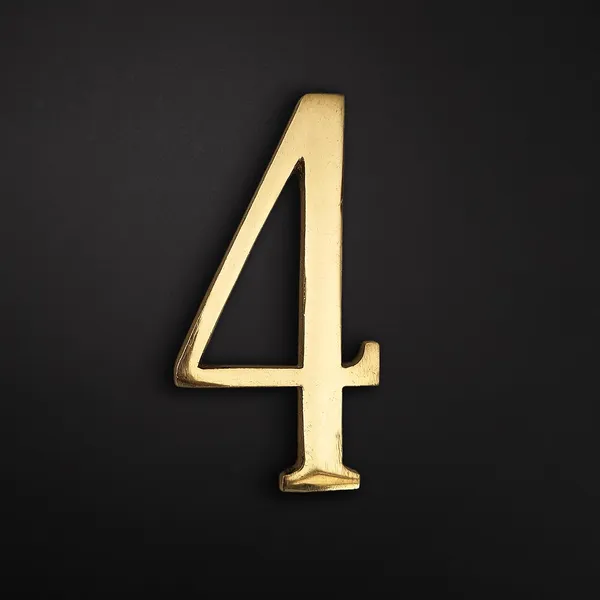 Brass_House_Hotel_Door_Number_4_House_Alphabet_Numbers_Personalised_Headings_And_Home_Decor_Projects_100_Mm_4_Inch