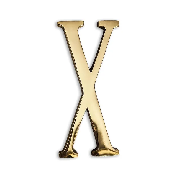 Brass_House_Letter_X
