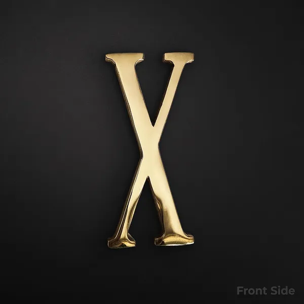 Brass_House_Letter_X