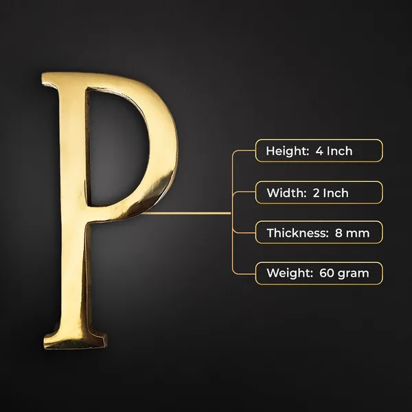 Brass_House_Hotel_Door_Letter_P_House_Alphabet_Letters_Personalised_Headings_And_Home_Decor_Projects_100_Mm_4_Inch