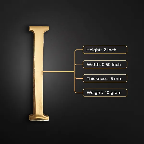 Brass_House_Letter_I