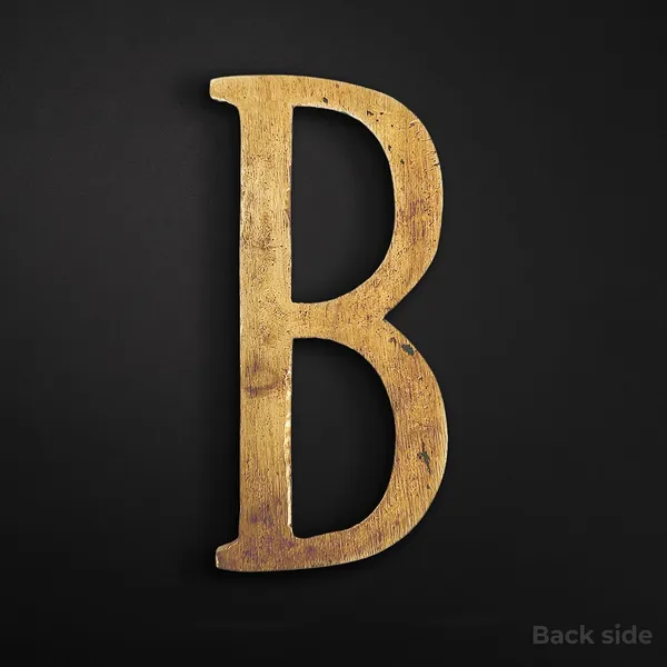 Brass_House_Letter_B