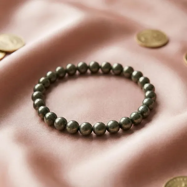 Pyrite_Bead_Bracelet