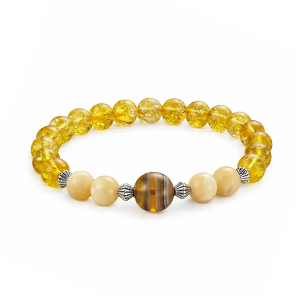 Mesh_Gemstone_Beaded_Bracelet