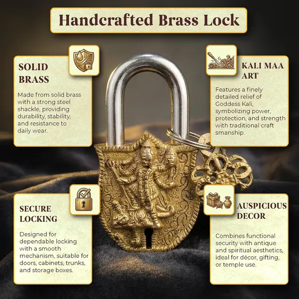 Brass_Buddha_Head_Padlock_With_Steel_Shackle