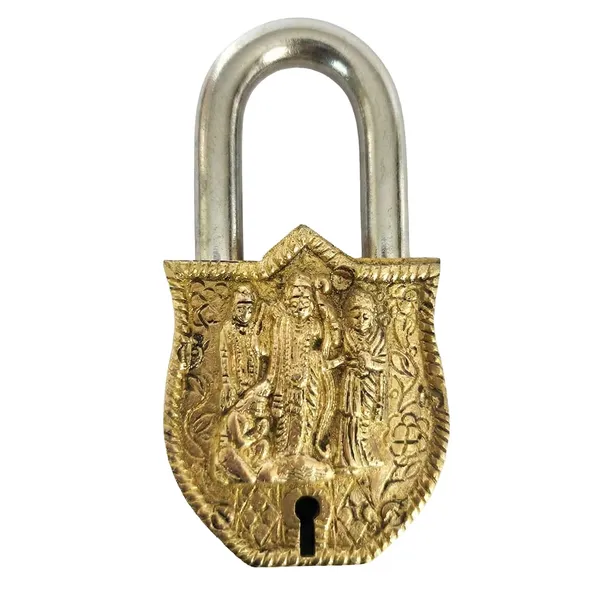 Brass_Engraved_Padlock_With_Keys_End_Of_Text