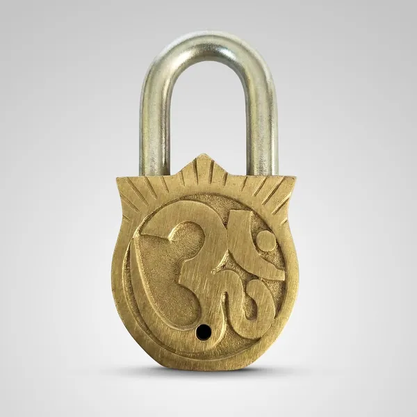 Brass_Engraved_Padlock_With_Keys_End_Of_Text