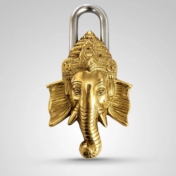 Brass_Ganesh_Engraved_Padlock_With_Keys