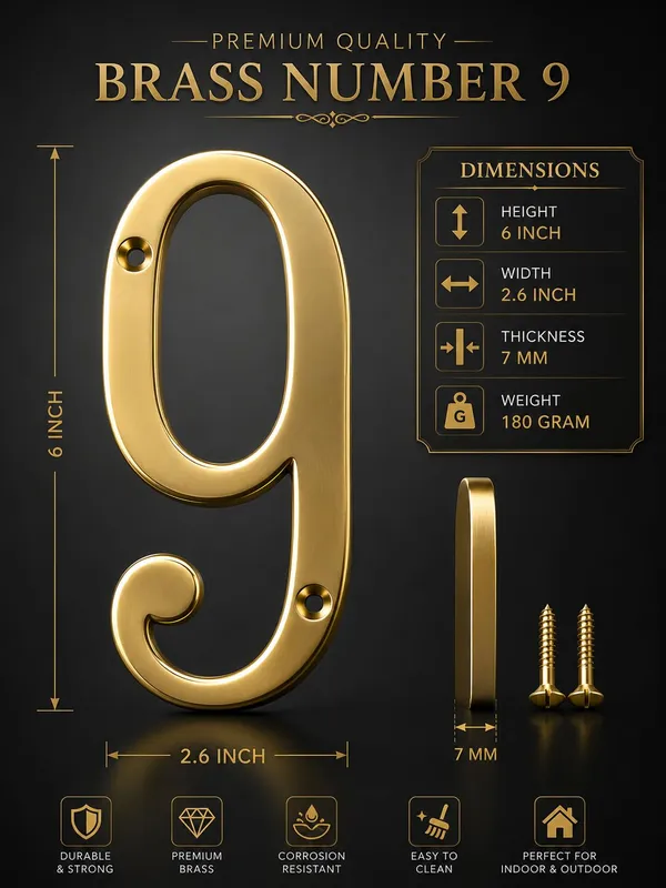 6_Inch_Brass_Number_9_With_Screws_Premium_Golden_Finish_Metal_House_Number_Wall_Mount_Door_Number_Sign_For_Home_Office_Shop_Hotel_Apartment_Address_Plate