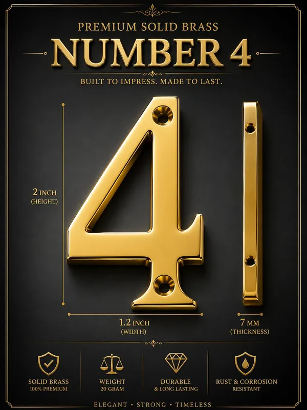 Brass_House_Address_Number
