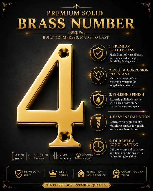 Brass_House_Address_Number