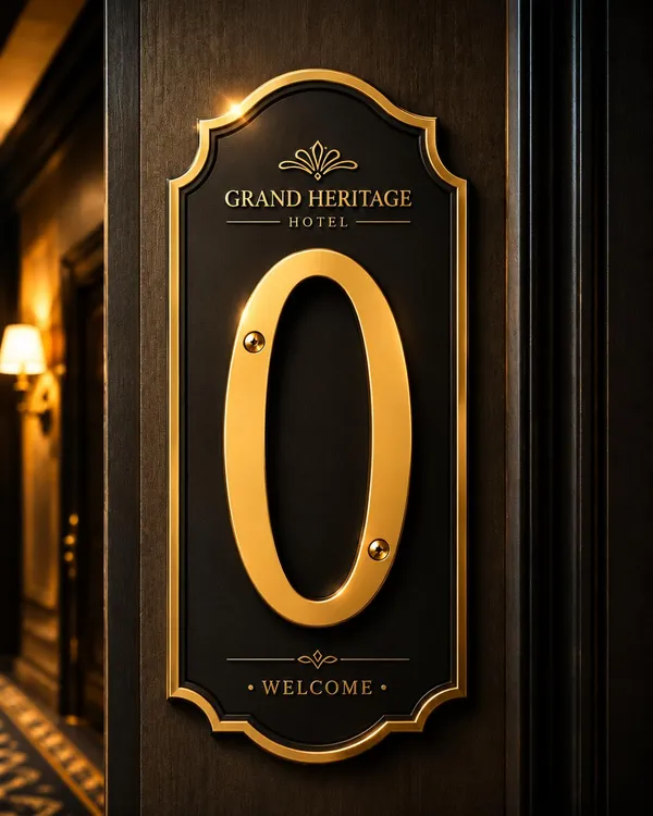 Brass_House_Address_Number