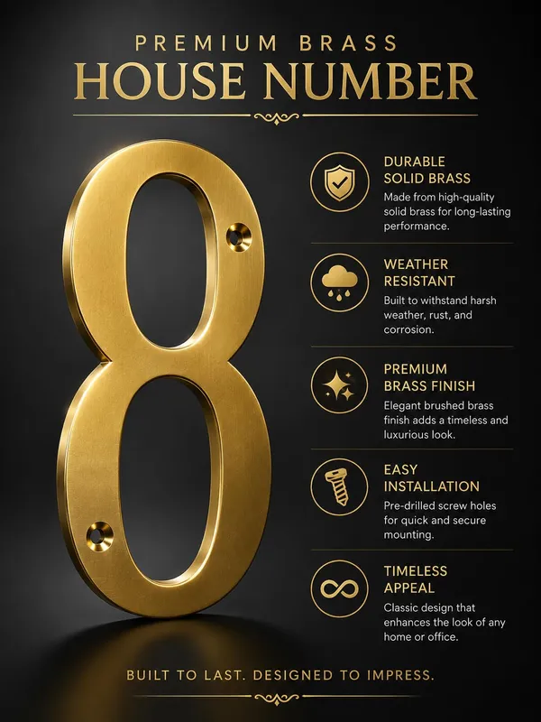 6_Inch_Brass_Number_5_With_Screws_Premium_Golden_Finish_Metal_House_Number_Sign_Heavy_Duty_Wall_Mount_Door_Number_For_Home_Office_Shop_Hotel_Building_Address_Plate