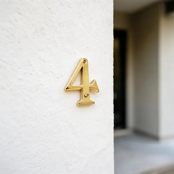 House_Address_Number_Brass_Finish