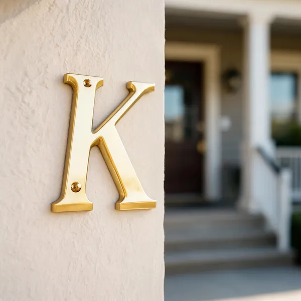 Letter_K_Door_Address_Sign_Brass_Finish