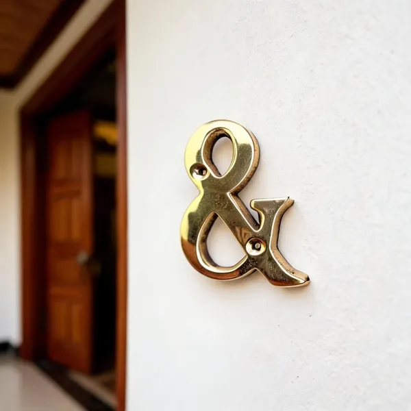 Brass_House_Address_Letter_Gold