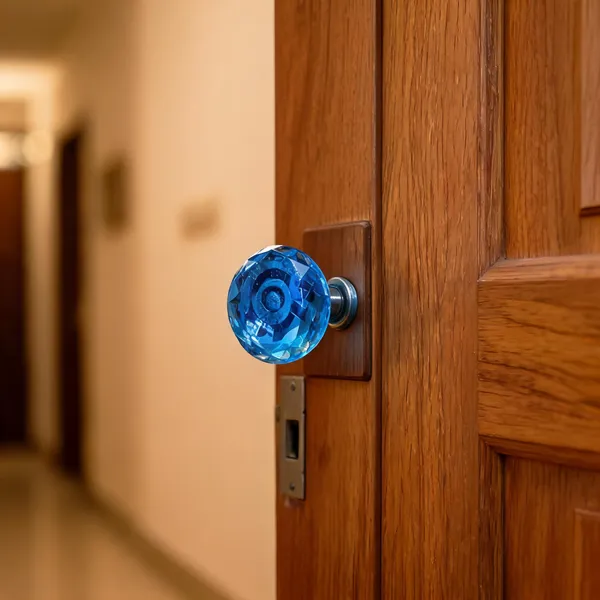 Glass_Door_Knob_Blue_For_Home_And_Office