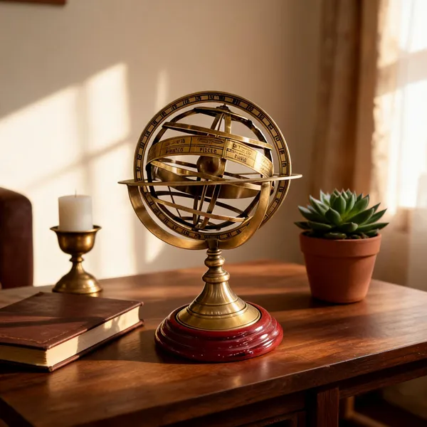 Brass_Armillary_Celestial_Globe_With_Zodiac_Engravings