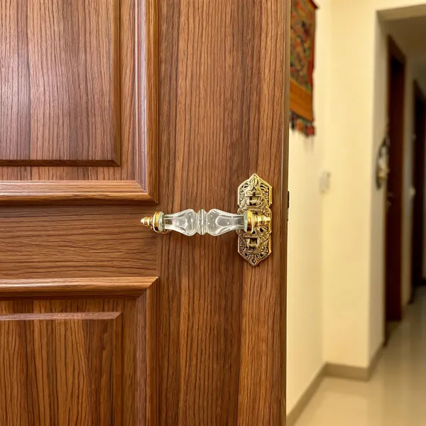 Crystal_Glass_Door_Handle_With_Brass_Base