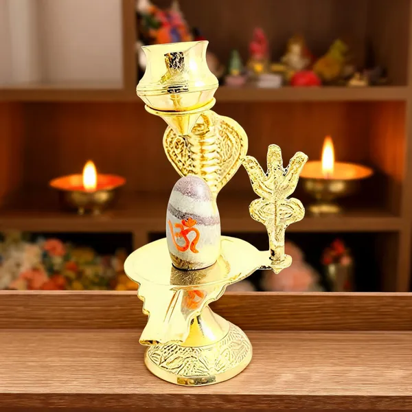 Brass_Shiva_Lingam_Abhishek_Patra_With_Trishul_And_Nag