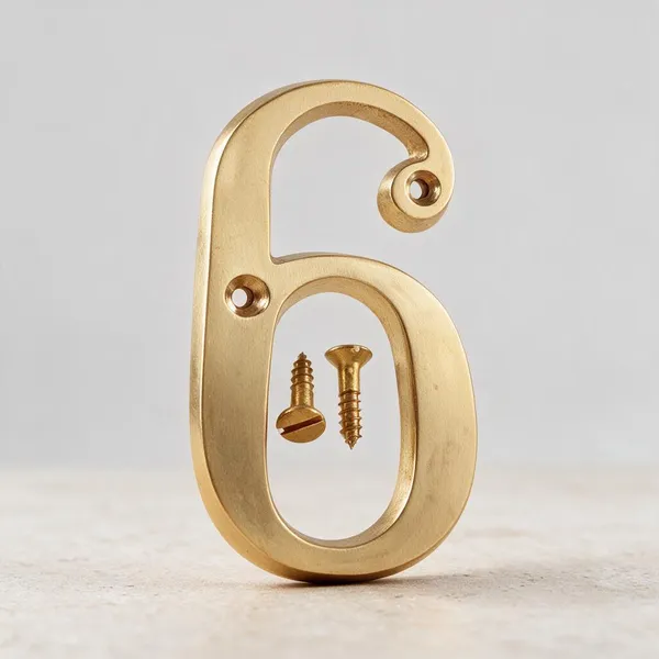 Brass_House_Address_Number_Report_Task_Successful_I_Removed_Size_Specification_100mm_4_Height