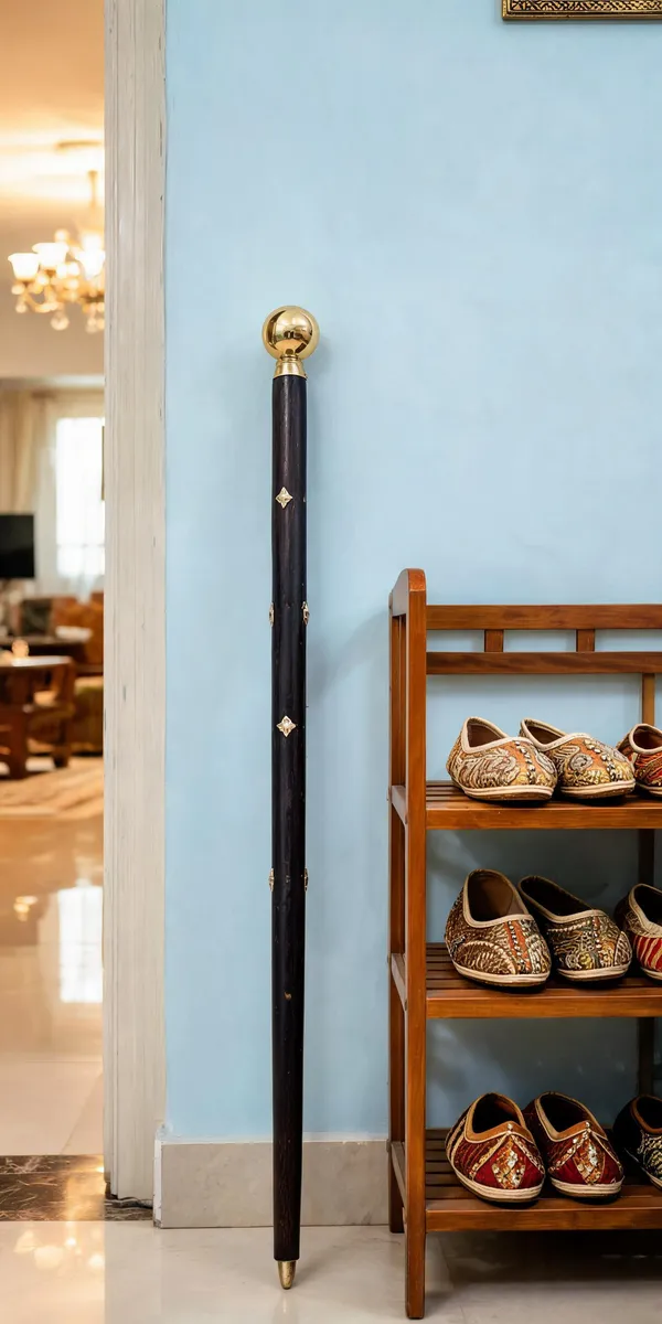 Walking_Stick_With_Brass_Handle