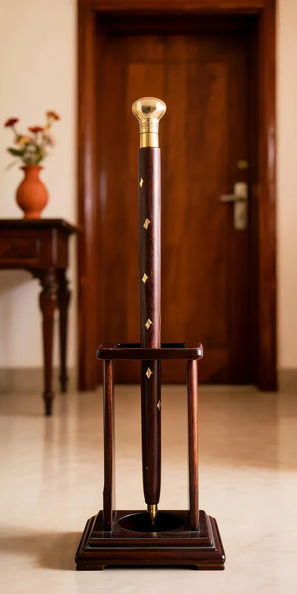 Brass_Walking_Stick_Brass,_Wood_Finish