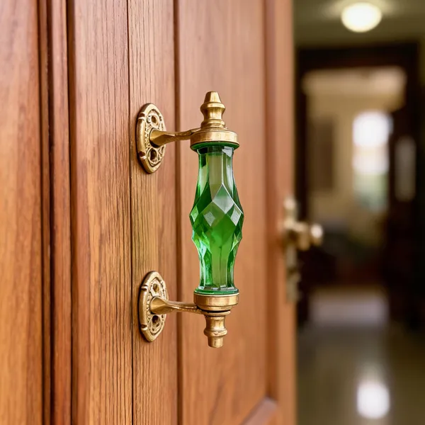 Glass_Door_Handle_Puller_Green