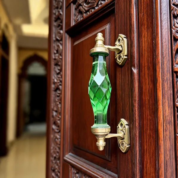 Glass_Door_Handle_Puller_Green