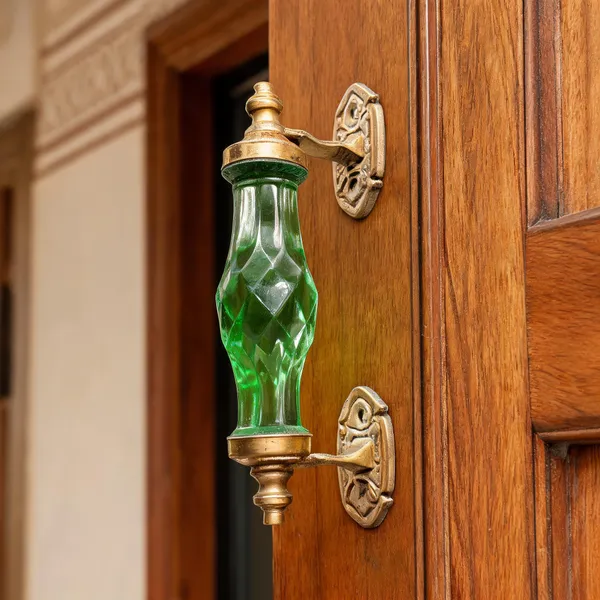 Glass_Door_Handle_Puller_Green