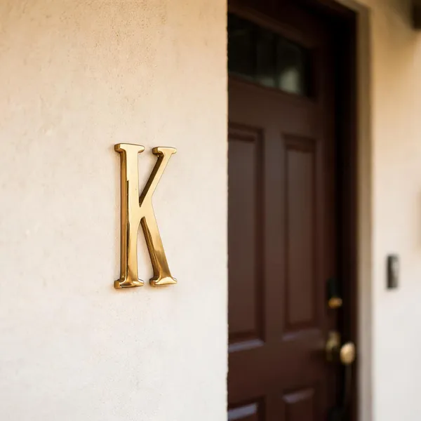 Brass_Hotel_Door_Letter_K_Personalised_Alphabet_Sign_For_Home_Decor_100mm