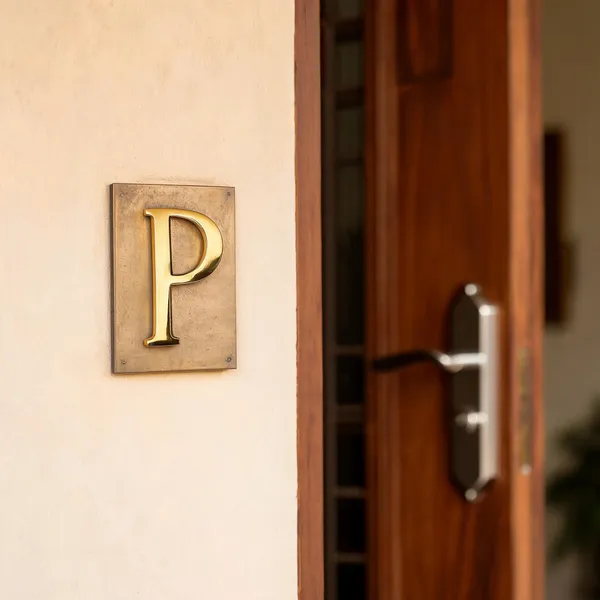 Brass_House_Letter_P_For_Home_Decor